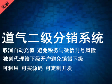 阳泉市道气二级分销系统 分销系统租用 微商分销系统 直销系统